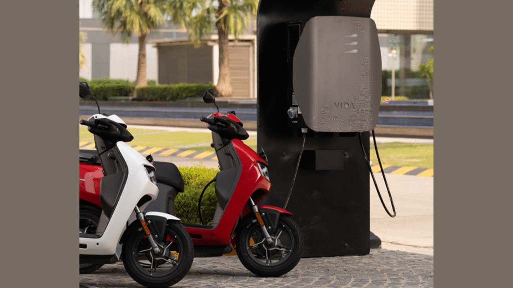Hero Vida VX2 charging