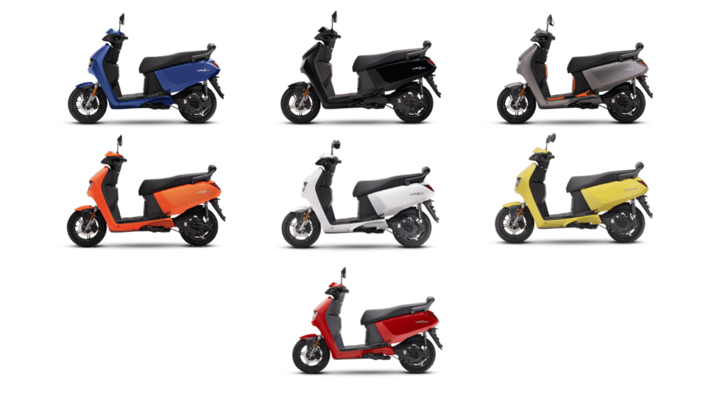 Hero Vida VX2, colors