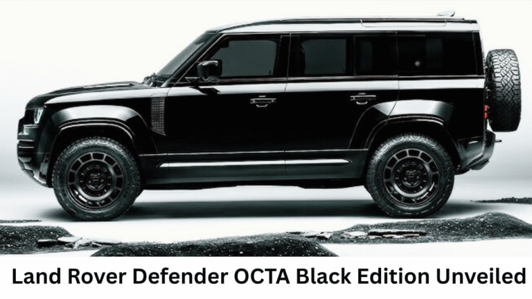 Land Rover Defender OCTA Black Edition Unveiled Globally in July 2025