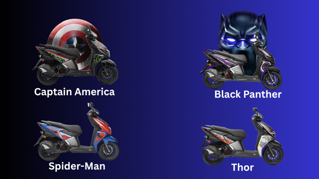TVS NTorq 125 Super Soldier Edition, Colors