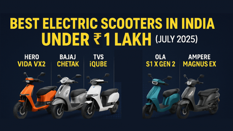 electric scooters in India under ₹1 lakh