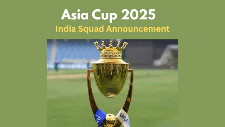 Asia Cup 2025 Indian squad