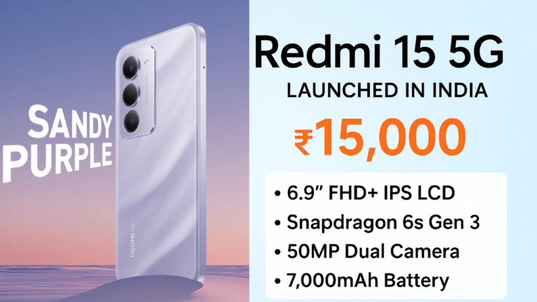 Redmi 15 5G Price