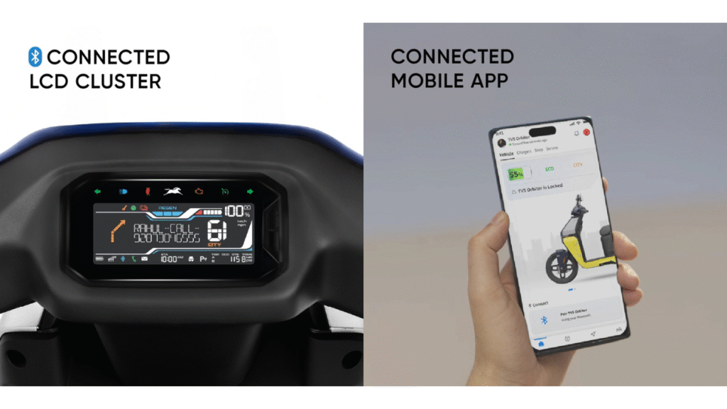 TVS Orbiter electric scooter, features