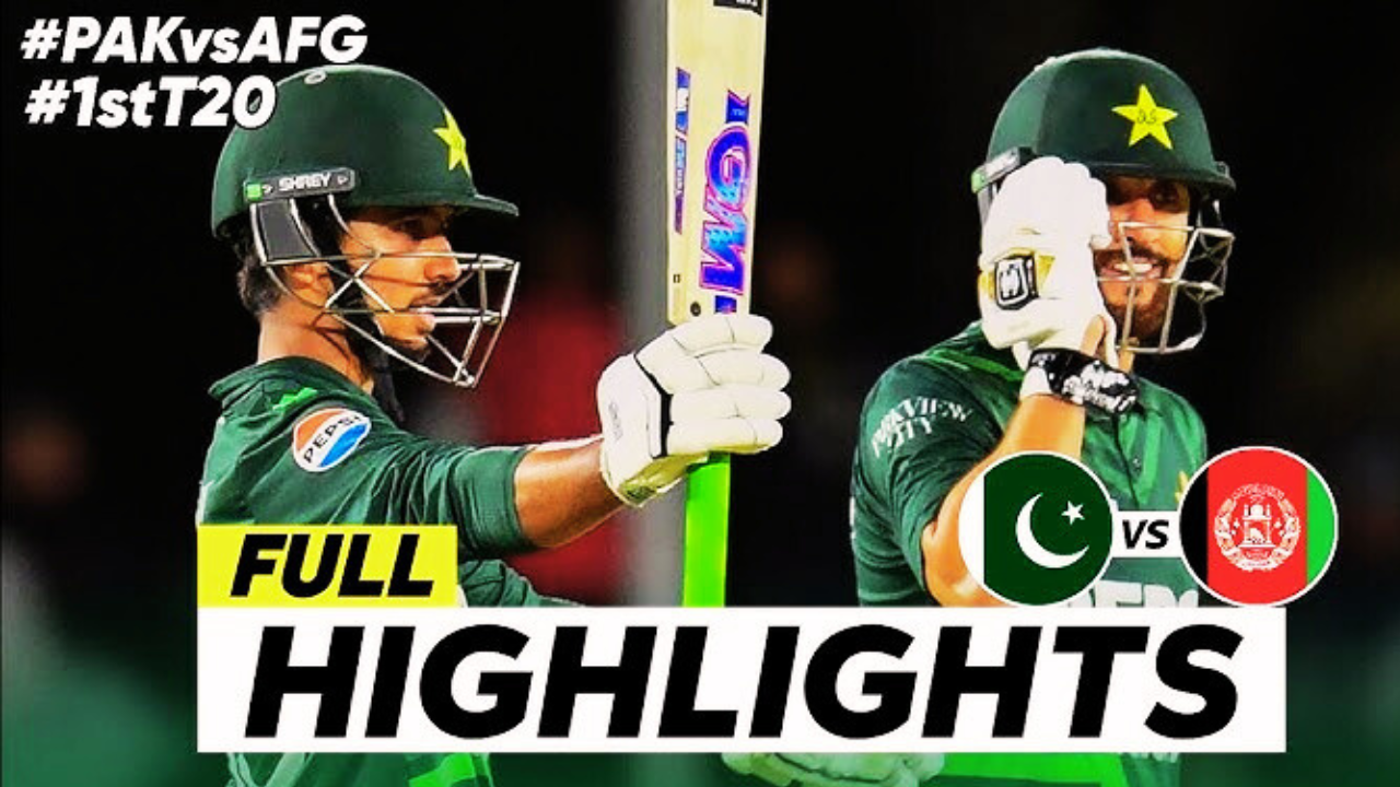 Pakistan vs Afghanistan Highlights: Pakistan Begins UAE Tri-Nation Series with 39-Run Win