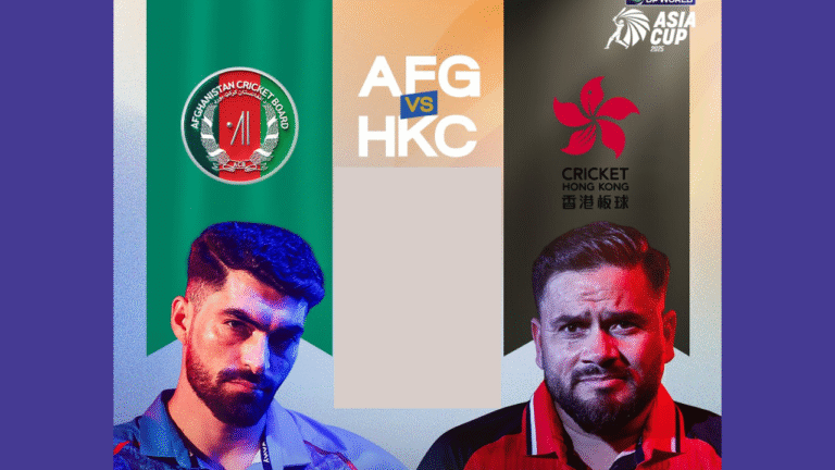 Afghanistan vs Hong Kong Asia Cup 2025