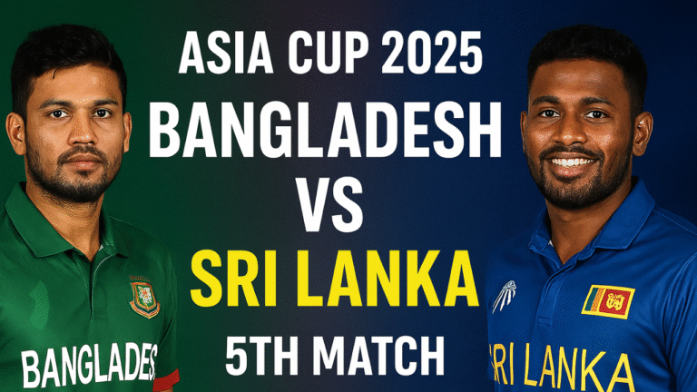 Bangladesh vs Sri Lanka Asia Cup 2025