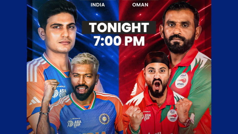 India vs Oman Asia Cup 2025