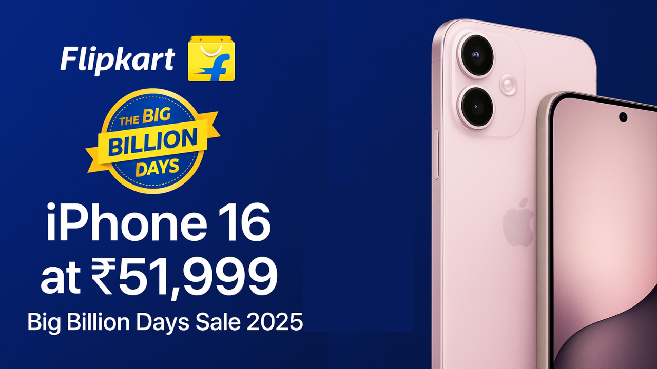 iPhone 16 at ₹51999