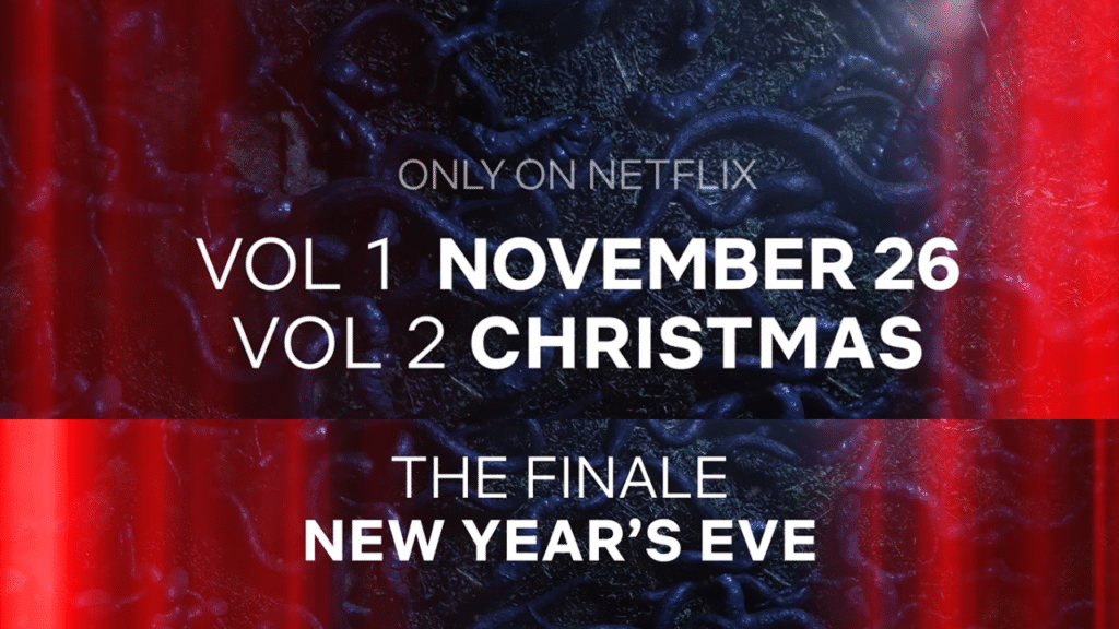 Stranger Things Season 5, Release Dates